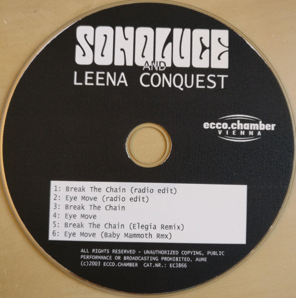 Sonoluce : Break The Chain (CDr, Promo)