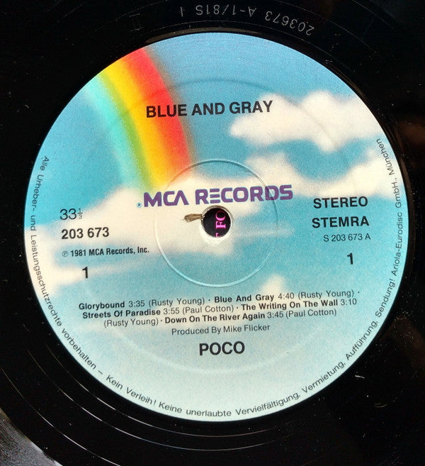 Poco (3) : Blue And Gray (LP, Album)