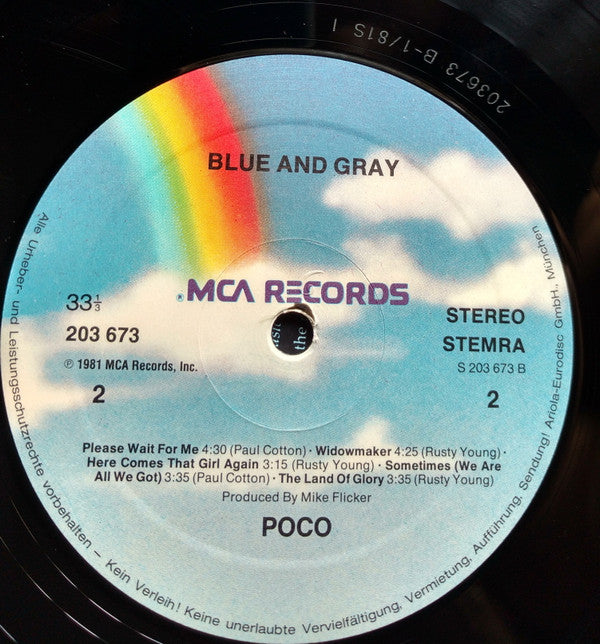 Poco (3) : Blue And Gray (LP, Album)