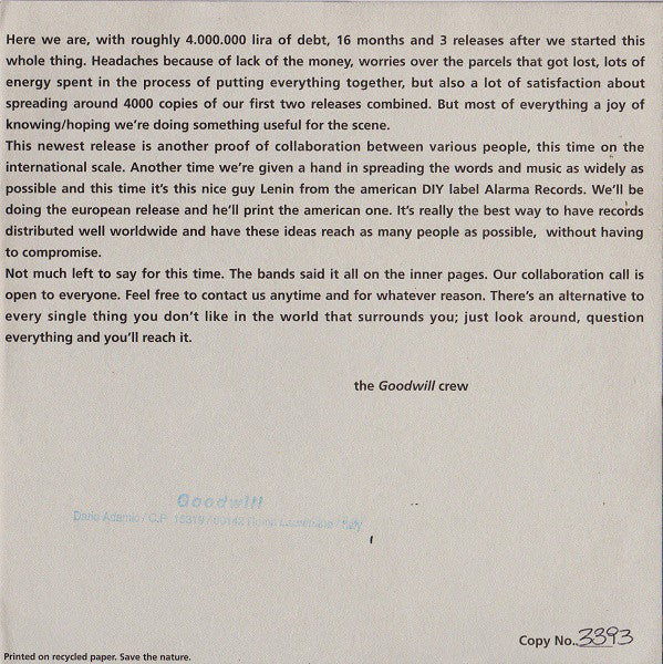 This Side Up (3) / White Frogs : This Side Up / White Frogs (7", EP, Num)