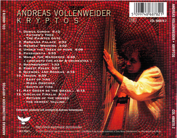 Andreas Vollenweider : Kryptos (CD, Album)