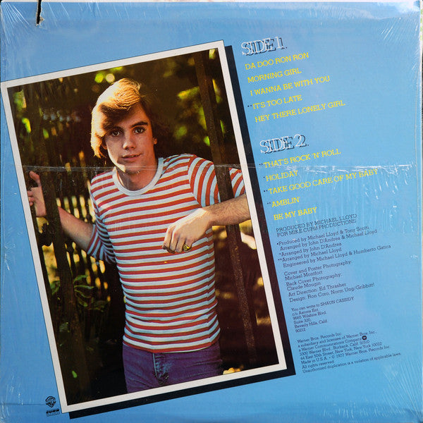 Shaun Cassidy : Shaun Cassidy (LP, Album, Pre)