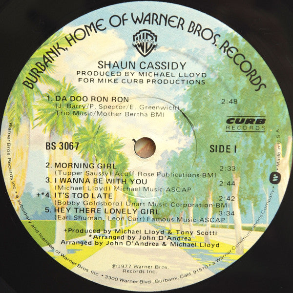Shaun Cassidy : Shaun Cassidy (LP, Album, Pre)