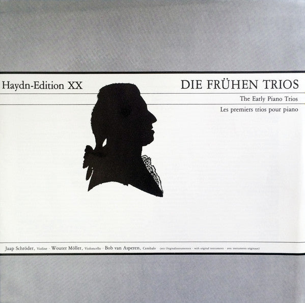 Joseph Haydn : Haydn Edition XX Die Frühen Trios,  The Early Trios, Les Premiers Trios (3xLP, RP + Box)