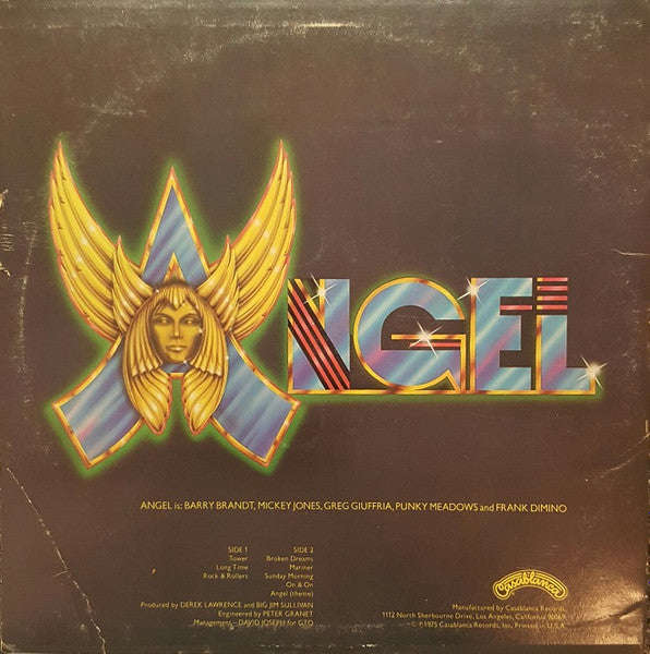 Angel (24) : Angel (LP, Album, Club, RE, CRC)