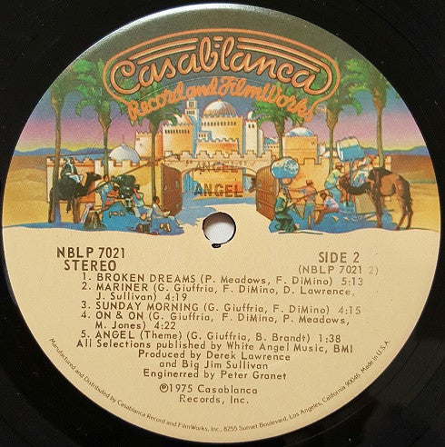 Angel (24) : Angel (LP, Album, Club, RE, CRC)