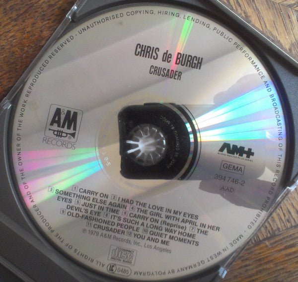Chris de Burgh : Crusader (CD, Album, RE)