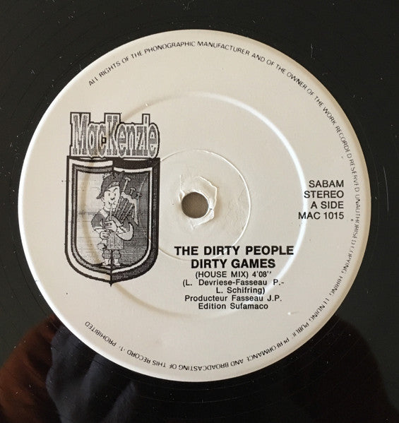 The Dirty People : Dirty Games (12")