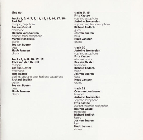 Huub Janssen And His Amazing Jazz Band : Among Friends (CD)