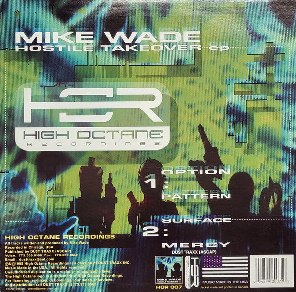 Mike Wade : Hostile Takeover (12")