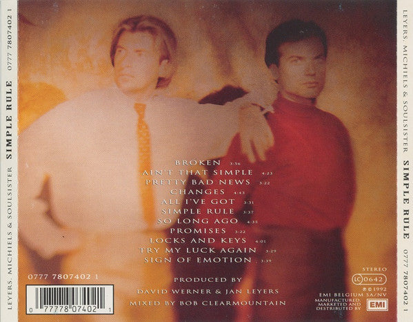 Soulsister : Simple Rule (CD, Album)