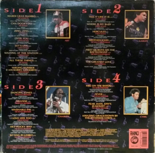 The Neville Brothers : Treacherous: A History Of The Neville Brothers (1955 -1985) (2xLP, Comp, Rai)