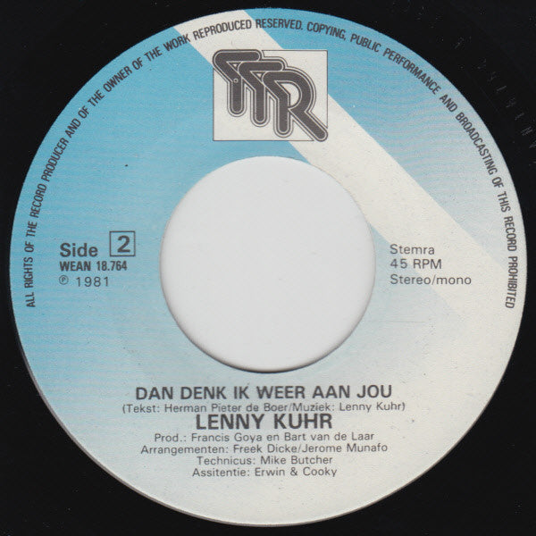 Lenny Kuhr : Weet Je Wie We Zagen (7", Single)