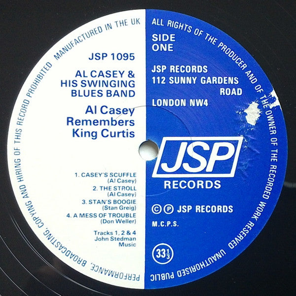 Al Casey : Al Casey Remembers King Curtis (LP)