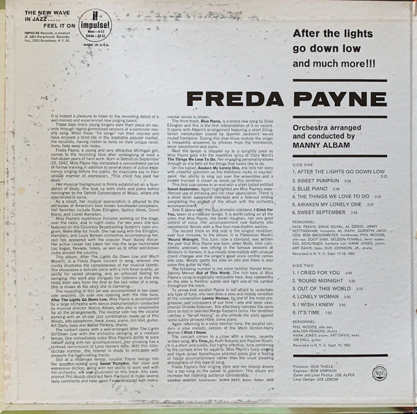 Freda Payne : After The Lights Go Down Low And Much More!!! (LP, Album, Mono, Gat)