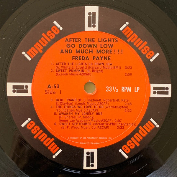 Freda Payne : After The Lights Go Down Low And Much More!!! (LP, Album, Mono, Gat)
