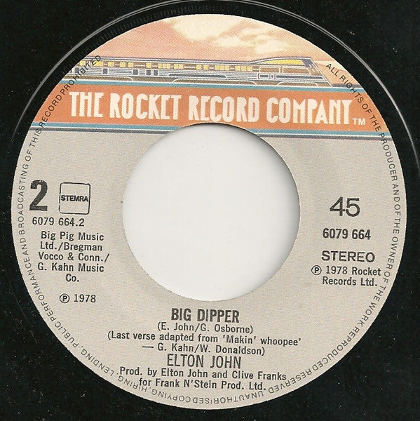 Elton John : Return To Paradise (7", Single)