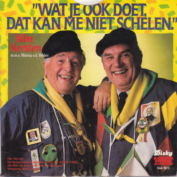 Wim Kersten m.m.v. Marius van der Velden : De Deuren Van De Hemel En De Bajes (7", Single)