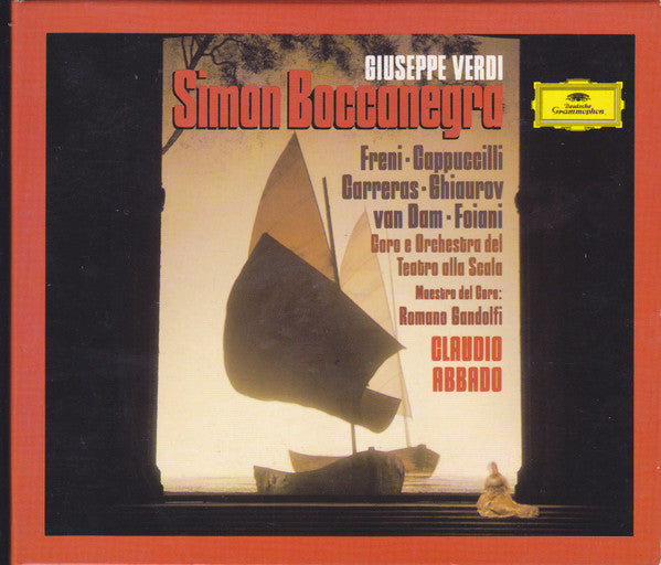 Giuseppe Verdi - Mirella Freni, Piero Cappuccilli, José Carreras, Nicolai Ghiaurov, José van Dam, Giovanni Foiani, Coro Del Teatro Alla Scala E Orchestra Del Teatro Alla Scala, Claudio Abbado : Simon Boccanegra (2xCD, Album, RE + Box, Sli)