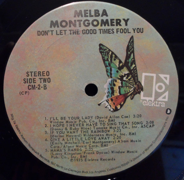 Melba Montgomery : Don't Let The Good Times Fool You (LP, Pit)