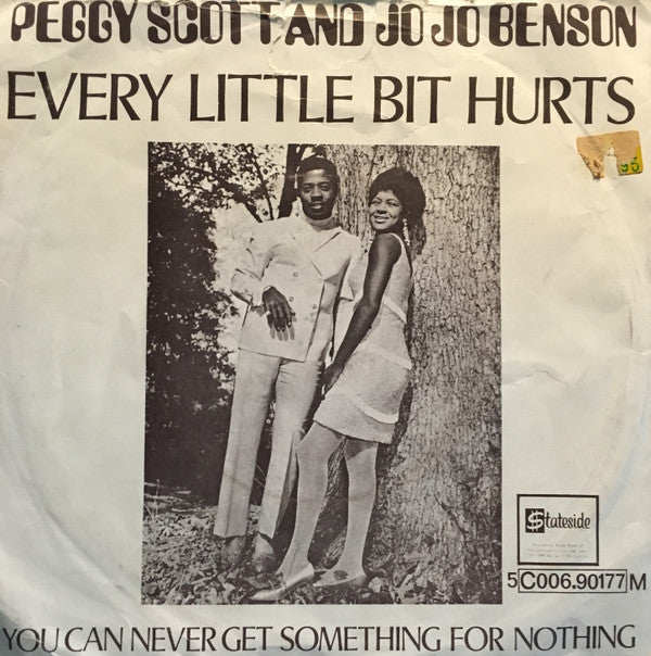 Peggy Scott & Jo Jo Benson : Every Little Bit Hurts (7", Single)