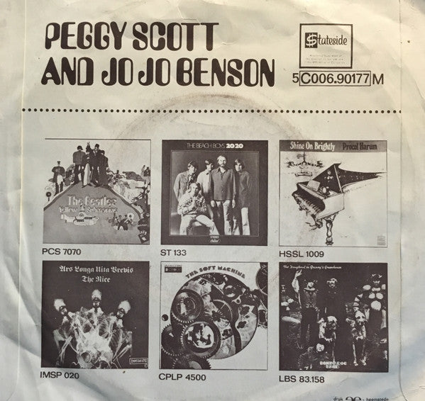 Peggy Scott & Jo Jo Benson : Every Little Bit Hurts (7", Single)