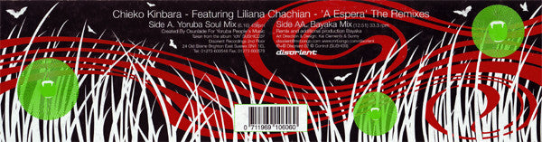 Chieko Kinbara Featuring Liliana Chachian : A Espera (The Remixes) (12")