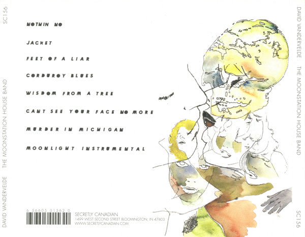 David Vandervelde : The Moonstation House Band (CD, Album)