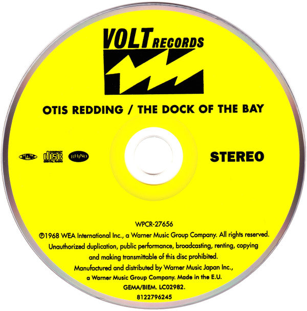 Otis Redding : The Dock Of The Bay (CD, Album, RE, RM)