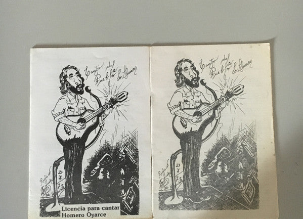 Homero Oyarce : Licencia Para Cantar (LP, Album)