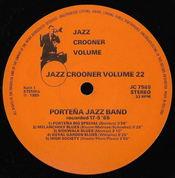 Porteña Jazz Band : Jazz Crooner Volume 22 (LP, Album)