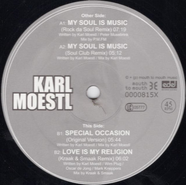 Karl Möstl : Remixes (12")