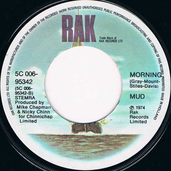 Mud : The Cat Crept In (7", Single)