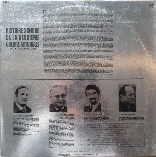 Various : 4. La Guerre Eclair (LP, Album, Gat)