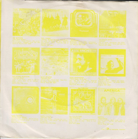 Gordon Lightfoot : Carefree Highway (7", Single)