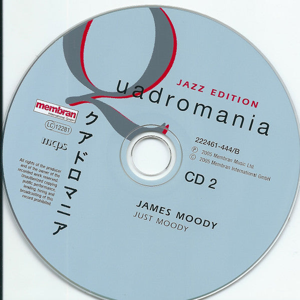 James Moody : Just Moody (4xCD, Comp, RM)