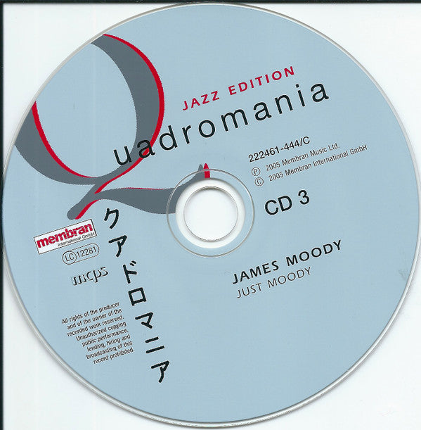 James Moody : Just Moody (4xCD, Comp, RM)
