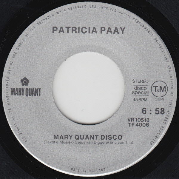 Patricia Paay : You Colour My Life (7")