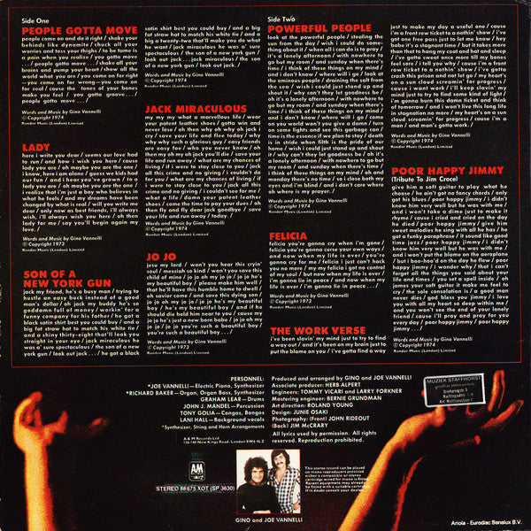 Gino Vannelli : Powerful People (LP, Album)