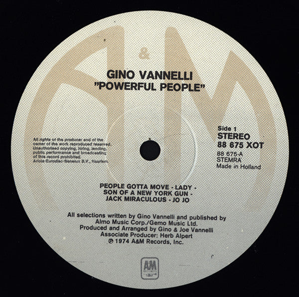 Gino Vannelli : Powerful People (LP, Album)