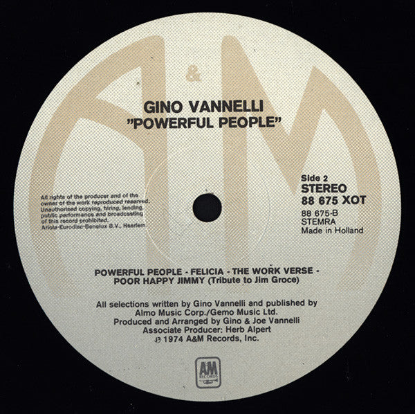 Gino Vannelli : Powerful People (LP, Album)