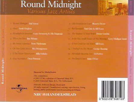 Various : Round Midnight (CD, Comp)
