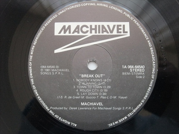 Machiavel : Break Out (LP, Album)