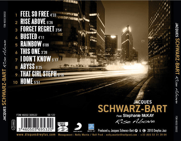 Jacques Schwarz-Bart Feat. Stephanie McKay : Rise Above (CD, Album)
