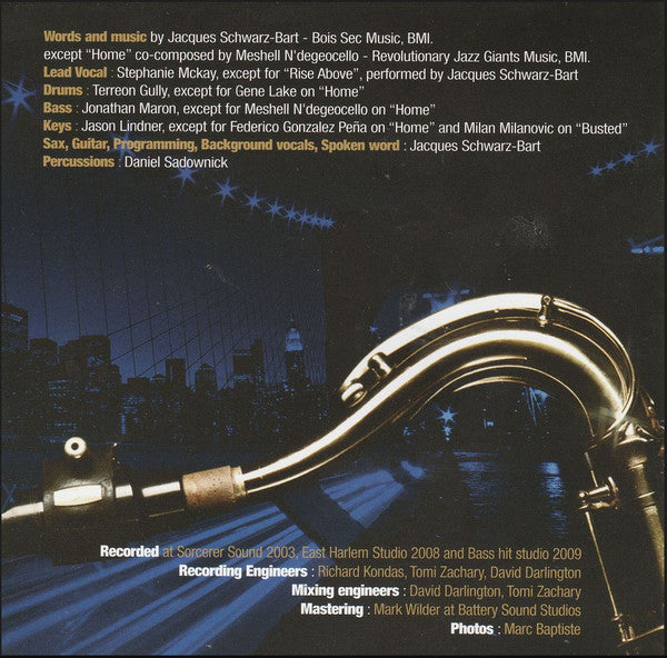 Jacques Schwarz-Bart Feat. Stephanie McKay : Rise Above (CD, Album)