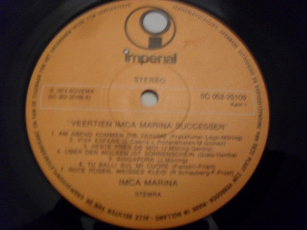 Imca Marina : Veertien Imca Marina Successen (LP, Comp)