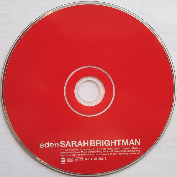 Sarah Brightman : Eden (CD, Album)