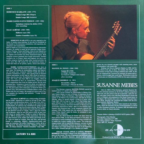Susanne Mebes : Guitar (LP, Album)