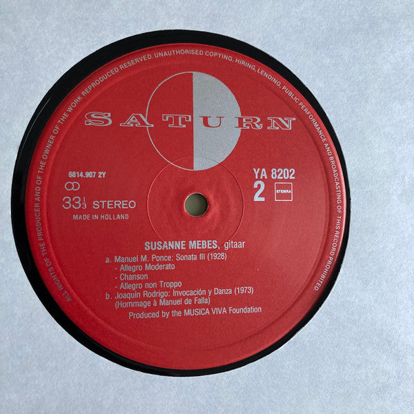 Susanne Mebes : Guitar (LP, Album)