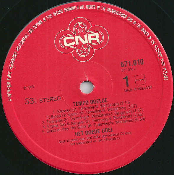 Het Goede Doel : Tempo Doeloe (LP, Album)